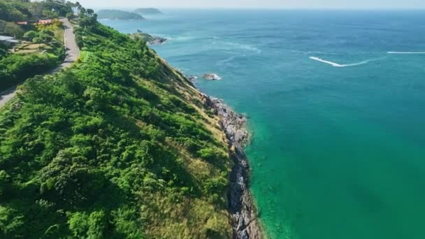 Uimitor Mare Mare Mare Frumoasă Vedere Aeriană Marea Tropicală Oceanului — Videoclip de stoc