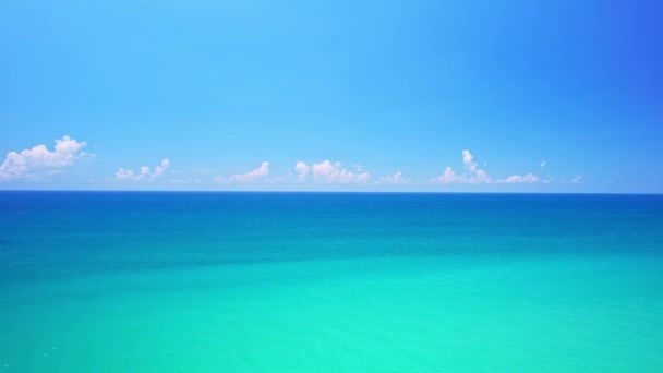 Hermoso Mar Temporada Verano Increíble Fondo Marino Vista Superior Playa — Vídeos de Stock