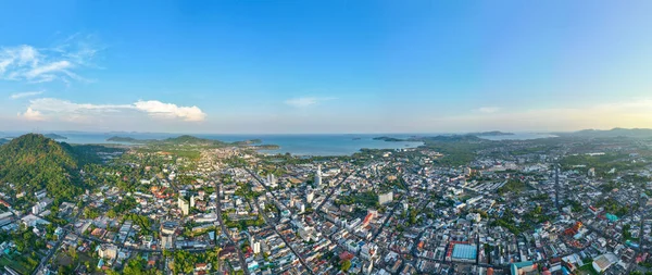 Phuket Şehri Tayland Mart 2023 Phuket Şehrinin Yüksek Açılı Görüntüsü — Stok fotoğraf