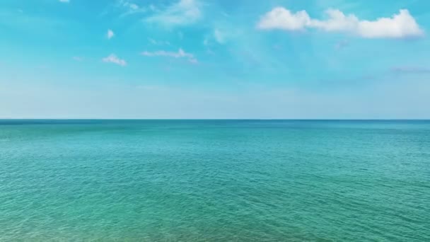 Incredibile Mare Phuket Thailandia Tempo Mattutino Soleggiato Bellissimo Sfondo Marino — Video Stock