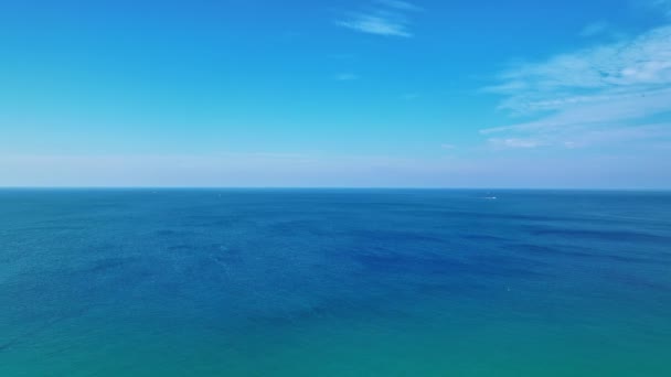 Úžasné Pobřeží Krásné Moře Letecký Pohled Tropický Oceán Moře Krásném — Stock video