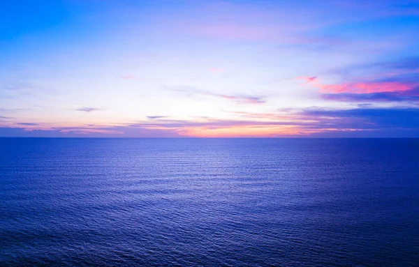 Luchtfoto Zonsondergang Hemel Natuur Mooi Licht Zonsondergang Zonsopgang Zee Kleurrijk — Stockfoto