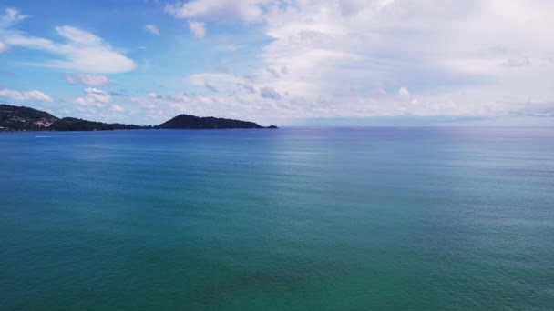 Hermosa Vista Costa Naturaleza Isla Phuket Tailandia — Vídeo de stock