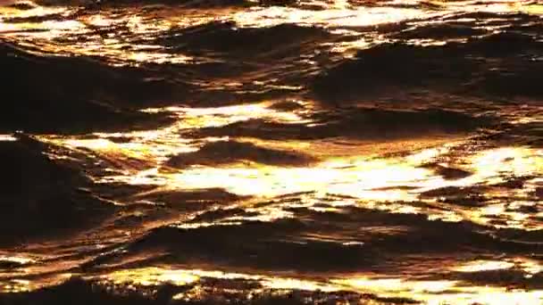 Дивовижні Хвилі Морська Поверхня Повільному Русі Дивовижне Океанське Море Красиве — стокове відео