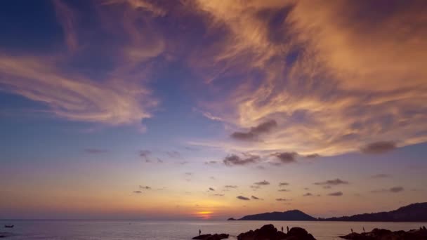 Hermosa Time Lapse Majestic Sunrise Sunset Sky Landscape Amazing Light — Vídeo de stock