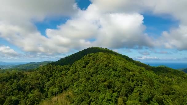 Hyperlapse Tijdapsis Van Schaduwwolken Bergen Thailand Verbazingwekkende Hyperlapse Wolken Hemel — Stockvideo