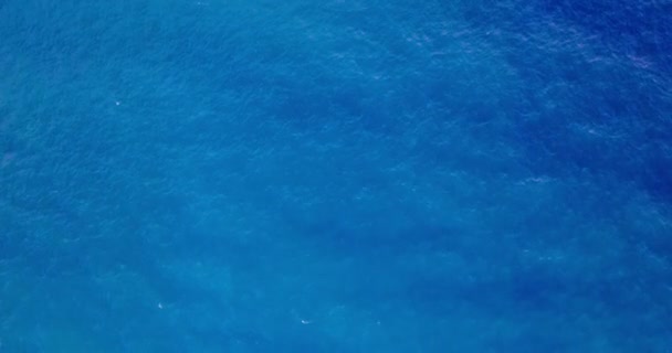 Вид Зверху Вниз Ніколи Нескінченний Вид Поверхню Моря Фон Природи — стокове відео