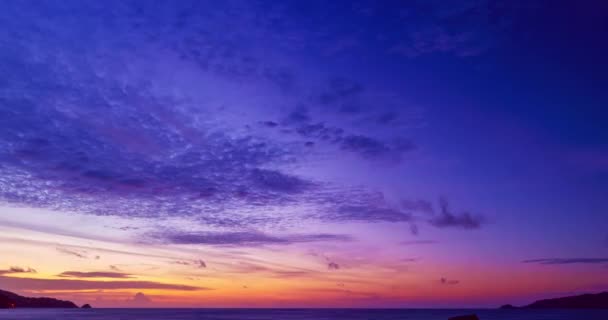 Hermosa Time Lapse Majestic Sunrise Sunset Sky Landscape Amazing Light — Vídeos de Stock
