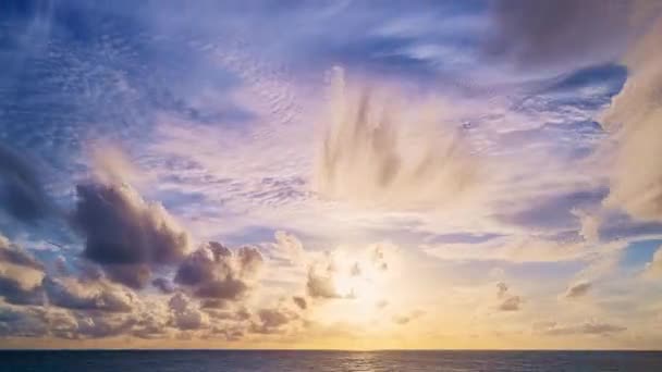 Beautiful Time Lapse Majestic Sunrise Sunset Sky Landscape Amazing Light — Αρχείο Βίντεο