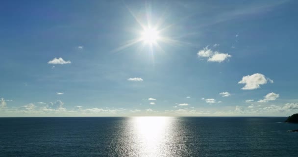 Golven Zee Water Oppervlak Natuur Achtergrond Open Zee Bird Eye — Stockvideo