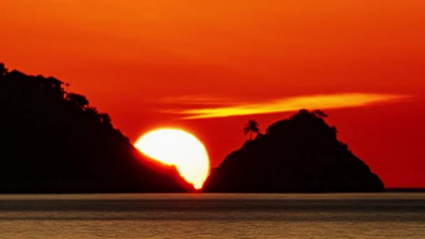 Hermoso Time Lapse Majestic Sunrise Sky Sea Landscape Amazing Light — Vídeos de Stock