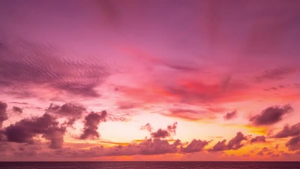 Beautiful Time Lapse Majestic Sunrise Sky Sea Landscape Amazing Light — Αρχείο Βίντεο