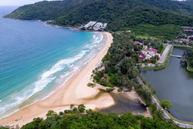 Yaz mevsiminde açık denizde güzel bir deniz manzarası, Doğa Çevre ve Seyahat arka planı