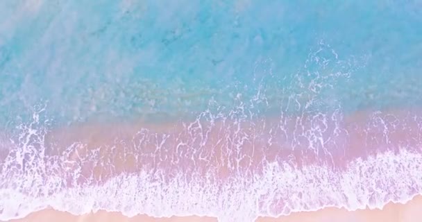 Onde Incredibili Che Infrangono Sulla Riva Sabbiosa Phuket Beach Thailandia — Video Stock