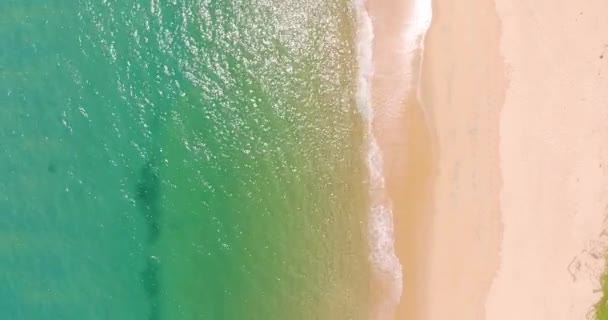 Phuket Thailand热带海域的空中俯瞰无人驾驶飞机拍摄 美丽的海底背景 — 图库视频影像
