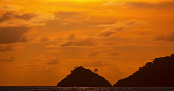 Hermosa Time Lapse Majestic Sunrise Sunset Clouds Sky Sea Landscape — Vídeos de Stock