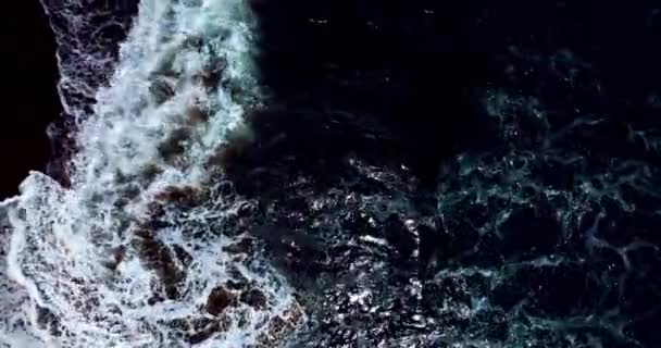 Latar Belakang Pantai Laut Latar Belakang Gelombang Alam Latar Belakang — Stok Video