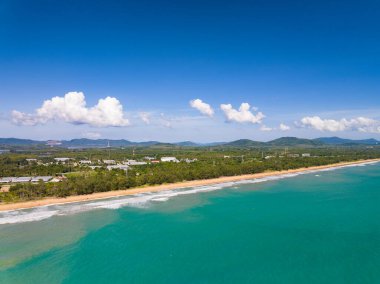 Yaz mevsiminde Phuket Adası Tayland 'da deniz manzarası, inanılmaz deniz manzarası.