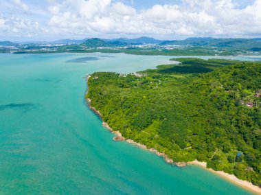 Hava manzaralı deniz yüzeyi su arka planı, doğa okyanus arka planı.