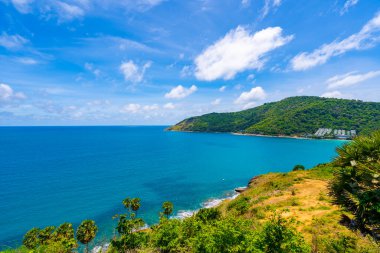 Phuket Adası Tayland 'daki güzel deniz manzarası