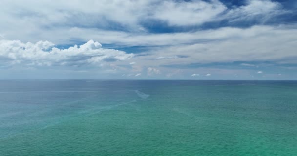 Вид Воздуха Тропический Морской Фон Природа Морской Пейзаж Летний День — стоковое видео
