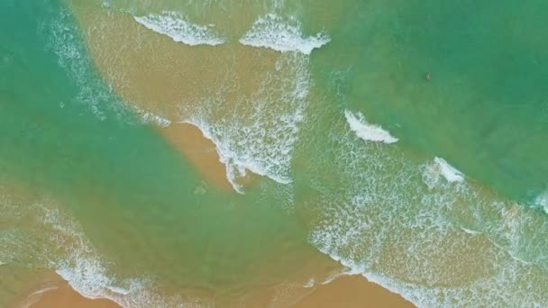 Вид Повітря Тропічний Морський Фон Природний Морський Пейзаж Фоні Літнього — стокове відео