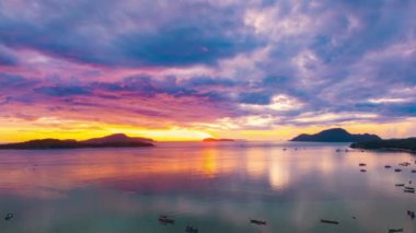 Zaman çizelgesi Günbatımı Gökyüzü, Doğa güzel Işık Günbatımı ya da deniz üzerinde gün doğumu