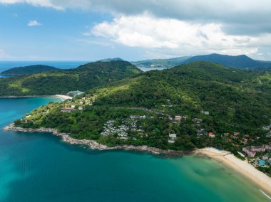 İnanılmaz tropikal deniz manzarası arka plan, yaz deniz manzarası arka plan, yüksek açı okyanus doğası arka plan