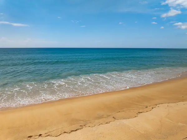 stock image Amazing tropical sea beach landscape background,Summer sea seascape background,High angle view ocean nature background