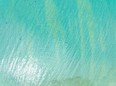 İnanılmaz Top view deniz yüzeyi dalgaları arka planı