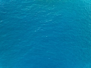 Yaz deniz dalgaları doğa arka planı, drone hava manzarası okyanus arka planı