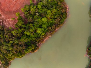 Üst Manzara Göl veya Göl Doğası