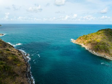 Phuket Adası Tayland 'da güzel deniz manzarası