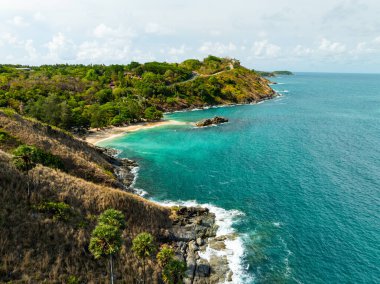 Phuket Adası Tayland 'da güzel deniz manzarası