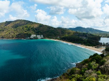 Phuket Adası Tayland 'da güzel deniz manzarası