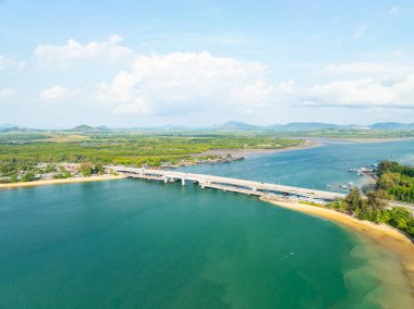 Phuket Adası Tayland 'da güzel deniz manzarası
