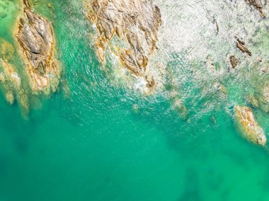 Phuket Adası Tayland 'da güzel deniz manzarası