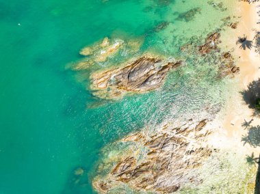 Phuket Adası Tayland 'da güzel deniz manzarası