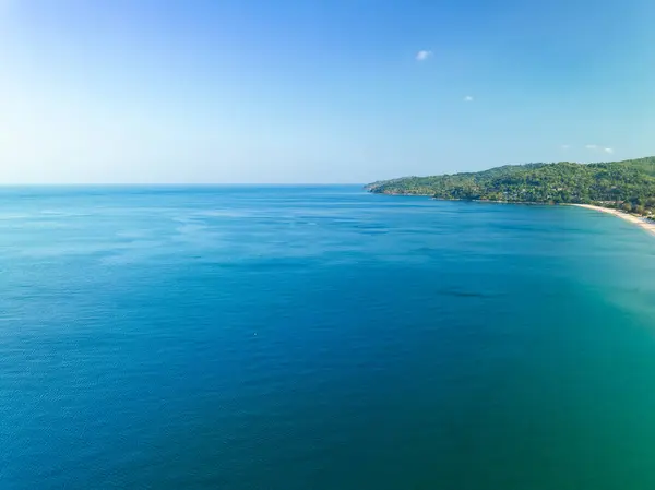 Piękne Morskie Letnie Tło Krajobrazu Wyspie Phuket Tajlandia — Zdjęcie stockowe