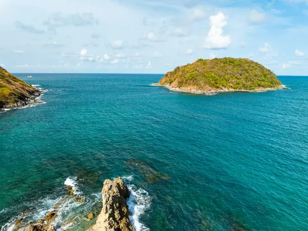 Schöne Meer Sommer Landschaft Hintergrund Phuket Insel Thailand — Stockfoto