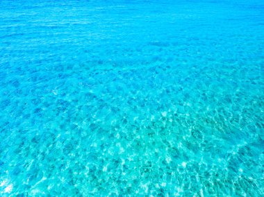 Üst görünüm deniz yüzeyi doğa arkaplanı