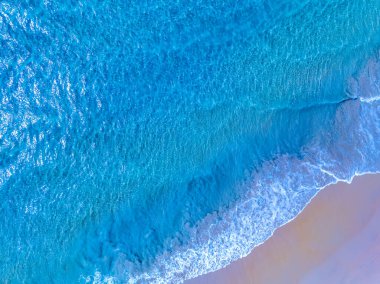 Üst görünüm deniz yüzeyi doğa arkaplanı