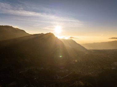 Doğu Java, Endonezya 'daki inanılmaz doğa manzarası. Doğal manzara arka planı