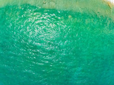 Hava manzaralı güzel deniz yüzeyi doğa arkaplanı