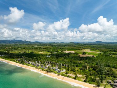 İnanılmaz sahil geçmişi, yaz tatili deniz sahili geçmişi, Phuket Adası Tayland 'daki güzel okyanus.