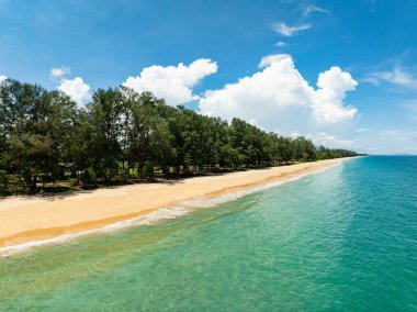 İnanılmaz sahil geçmişi, yaz tatili deniz sahili geçmişi, Phuket Adası Tayland 'daki güzel okyanus.