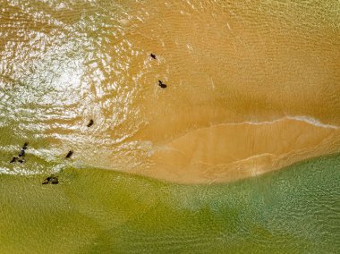 Güzel yaz manzarası deniz sahili arka planı, inanılmaz dalgalar dokusu arka plan, geniş açılı deniz arka planı.