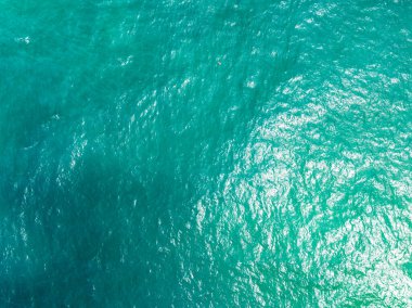 Üst görünüm deniz dalgaları doğa arka plan, inanılmaz dalgalar dokusu deniz manzarası