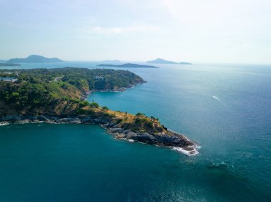 Tayland 'ın Phuket Adası' ndaki hava manzaralı doğa manzarası