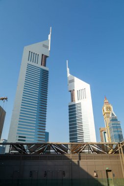 Dubai, Birleşik Arap Emirlikleri - 21 Haziran 2023: Dubai gökdelenleri